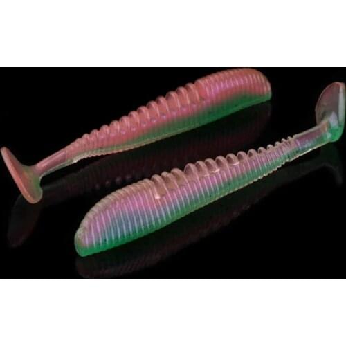 WALK FISH 8PCS/Lot Awaruna Fishing Lures 9cm 3.1g Wobblers Artificial Soft Lures Shad Carp Silicone Fishing Soft Baits Tackle