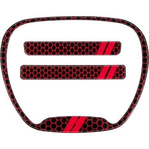 Steering Wheel Emblem Kit Trim Cover for Dodge Challenger Charger 2015-2020 Interior Decoration Accessories