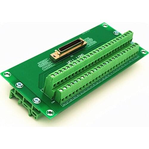 SCSI 50P MDR Female Breakout Board, SCSI Terminal Module