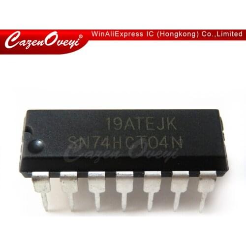 10pcs/lot SN74HCT04N DIP-14 74HCT04 DIP SN74HCT04 DIP14 74HCT04N In Stock