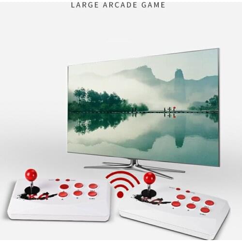 16 Bit Arcade Video Game Console 2.4G Wireless Double Controller Game Player For NES/MD/GBA/SFC/MAME Built-in 2000 Games