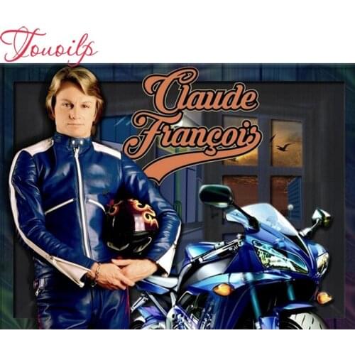 Embroidery Full 5D claude francois FULL Diamond Painting Needlework Cross Stitch Rhinestone Handmade Decoration Art Gift Crafts