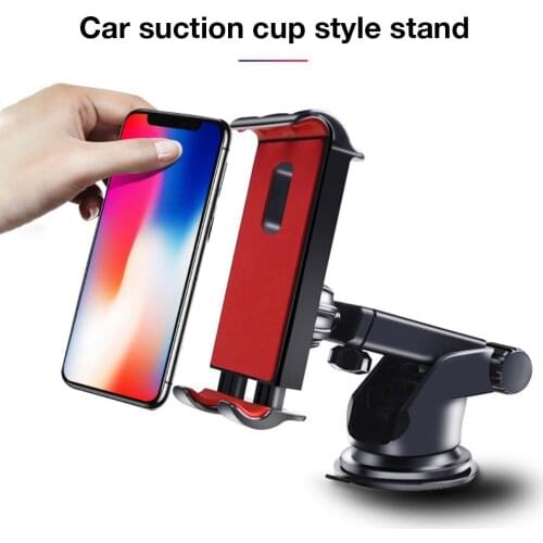 ​Car Mobile Phone Holder 360 Degree Adjustable Suction Cup Bracket Tablets Stand For IPhone Samsung Huawei IPad Pro Air Mini 43