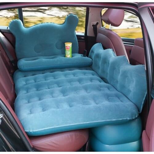 Car Inflatable Air Mattress SUV Special Air Mattress Car Cushion Bed Camping Sleeping Mattress Car Multifunctional Travel Bed