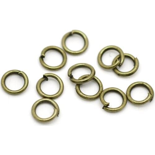 DoreenBeads Antique Bronze Open Jump Rings 5mm(1/4"), sold per lot of 1000 (B16978), yiwu