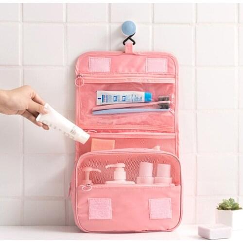 Travel Portable Makeup Bag Unisex Hanging Men Washing Cosmetic Storage Bag Brand Toothbrush Toiletry Kits Organizer Bags