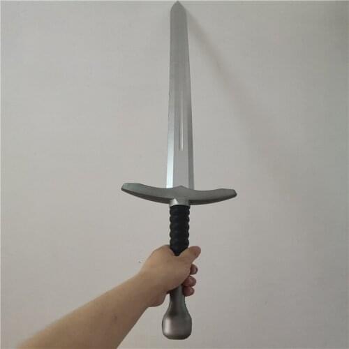 Cosplay Anime Game Movie Gray Minimalist Sword Prop Weapon Role Play Gray Minimalist Sword PU Prop Weapon Toy Model 104.5cm