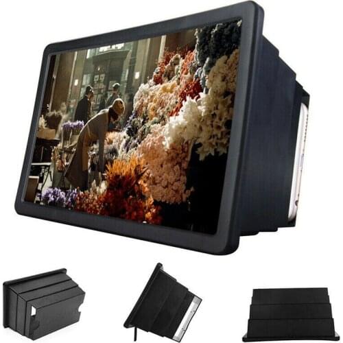 Mobile Phone Screen Magnifier Video Expander 3D Screen Amplifier Stand Holder for Movie Display Magnifying Screen for Phone