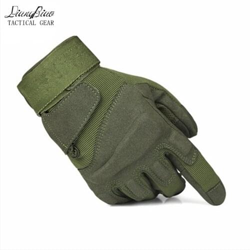 Climbing training army tactical gloves mens gloves armor protection shell full finger gloves
