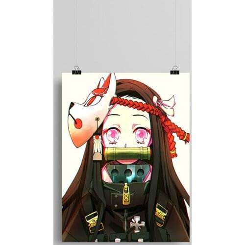 Nezuko Kamado fashion Kimetsu no Yaiba Canvas poster Painting wall Art decor Living room Bedroom Study Home Decoration Prints