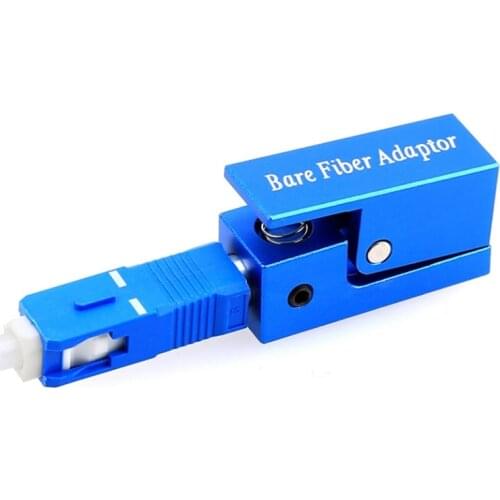 NEW-Fiber Optic Adapter Square Type Bare Fiber Adapter SC Square FTTH Optical Tools Bare Fiber Optic Adapter