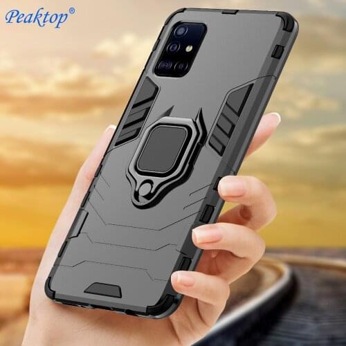 KEYSION a prueba de choques de la armadura caso para Samsung Galaxy A50 A70 A30 A20 M30 A51 A71 A10 cubierta del telfono para Sa