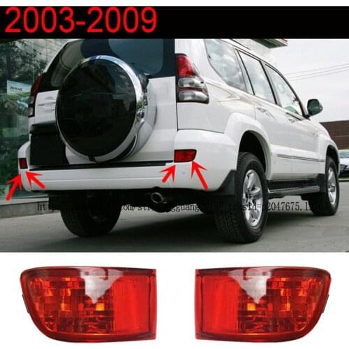 Fits For Toyota Prado LC120 2700 4000 2003-2009 2pcs LED WHITE Red Rear Bumper Fog Lamp