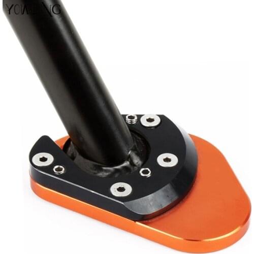 Stands for 125 200 390 RC 200 390 2013-2018 2019 Motorcycle Side Stand Pad Enlargement Plate Kickstand Extension
