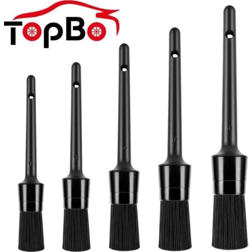 5Pcs/set Multifunction Hair Detail Kit Car Cleaning Brush Washing Car Air-conditioner Dirt Dust Cleaning Detailing Brushes