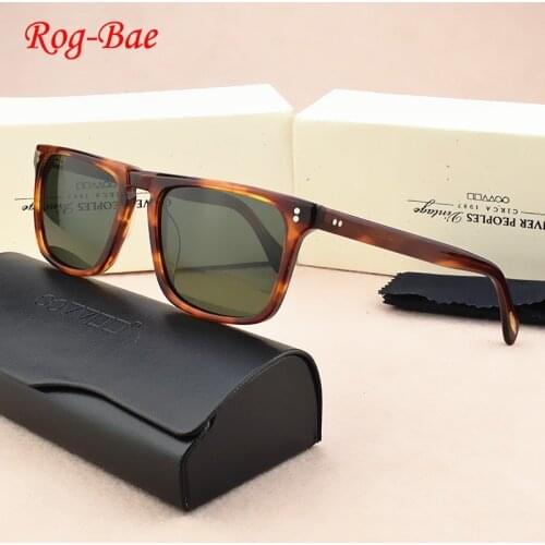 New Retro polarized Sunglasses men 2019 Brand Designer Vintage sunglasses men polarized square sun glasses for men women OV5189