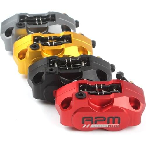 Motorcycle Brake Caliper Brake Pump 84mm Mounting 4 Piston Radial For Yamaha Kawasaki Scooter Rsz Jog Force Dirt Bike Modify