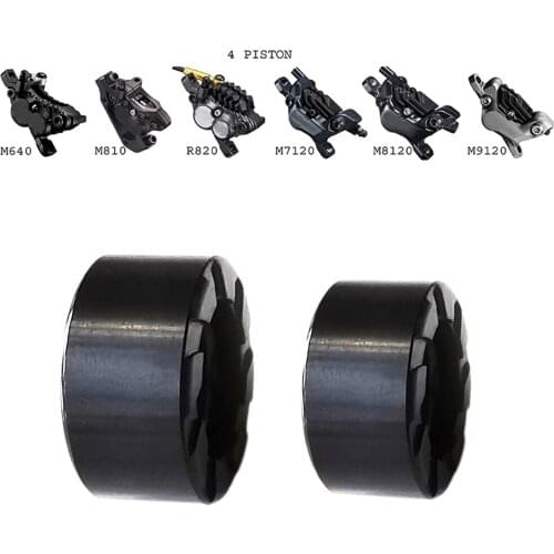Bike Brake Caliper Piston Heat Dissipation Hydraulic Disc Brake Repair Pistons Kit for Shimano M640-M9120