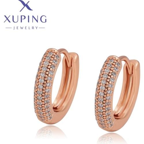 Xuping Jewelry Summer Sale New Arrival Women Huggies Earring ZBE241