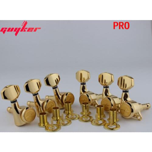 GUYKER GLOD Guitar Locking Tuners Electric Guitar Machine Heads Tuners Lock Guitar Tuning Pegs ( With packaging)