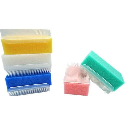 5PCS Baby Sensory Brush Sensory Processing Disorder Autism Therapressure Therapy Brush Sponge Brush Hands Scrub Bristle Brushes