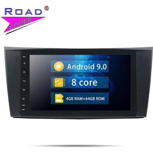 Car Radio Android 9.0 8" Auto GPS Navigation For Benz E-Class W211 2002-2008 G-Class W463 2001-2008 CLS W219 2004-2009 Stereo