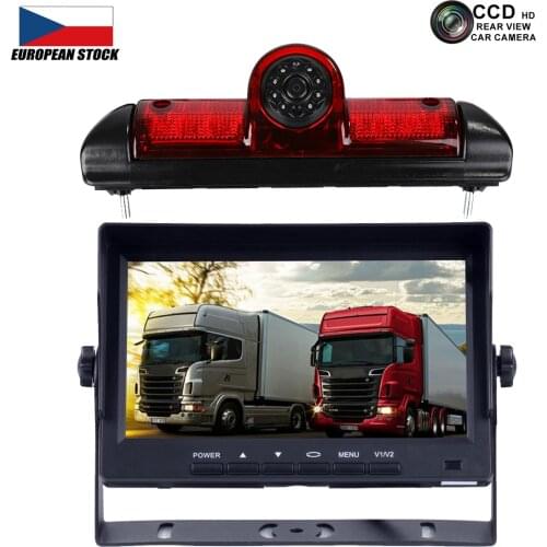 CCD Car Brake Light Led Rear View Camera for FIAT DUCATO X250 Citroen JUMPER III Peugeot BOXER III Car Backup Rear View Camera