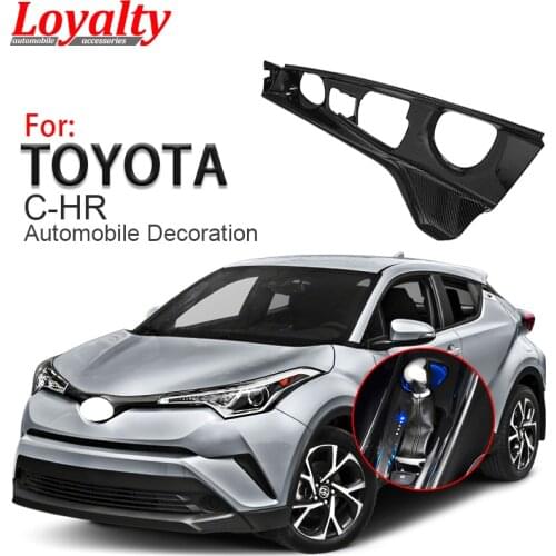 Loyalty for Toyota C-HR C HR CHR 2016 2017 2018 Left Handle Driver Gear Box Panel Handbrake Cover Trim Carbon fiber Style