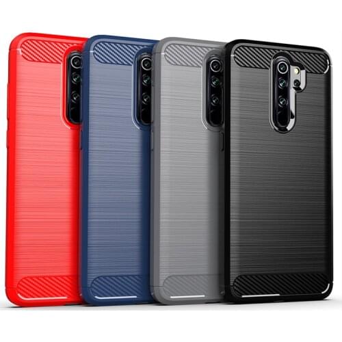 For Xiaomi Redmi Note 8 Pro Case Carbon Fiber Cover 360 Full Protection Phone Case For Redmi Note 8 Cover Shockproof Bumper