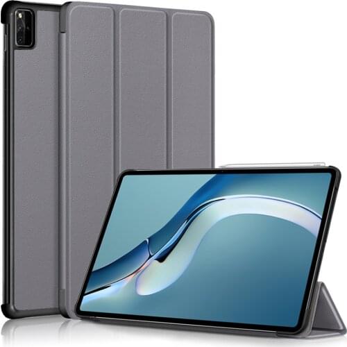 Trifold Stand Cover for Huawei MatePad Pro 12.6 Leather Case with Auto Sleep Wake UP 2021 Tablet Smart Cover+Pen