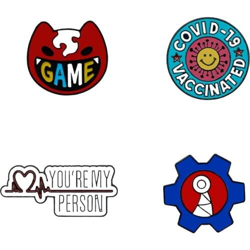 TV Show Greys Anatomy Enamel Pin Brooches Cartoon Creative Metal Brooch Pins Denim Hat Badge Collar Jewelry