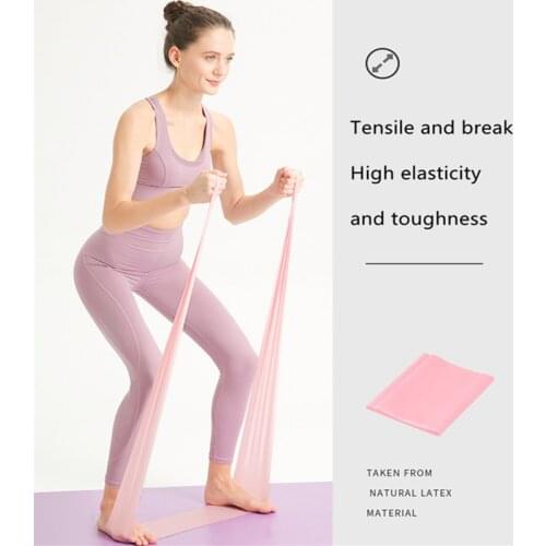 Fitness Equipment Resistance Band Latex Elastic Band Gym Strength Training Stretching ResistanceBand Home Workout Auxiliary Band