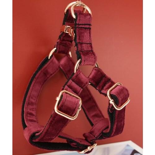 Flannelette 08 Dog Breast Straps Custom Puppy Chest straps Engraved ID Name German Shepherd American Cocker Spaniel Akitas