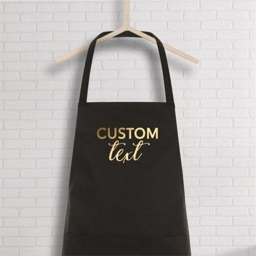 Custom Apron, Personalized Name Kitchen Apron BBQ Apron, Housewarming Gift, Mother Gift, Bakers Gift, Birthday Gift
