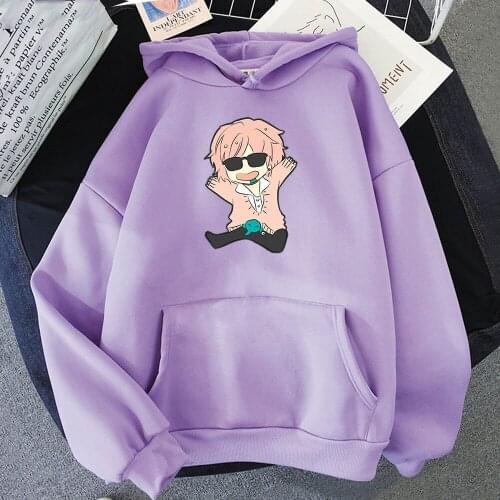 2021 Japanese Anime Yarichin Club Hoodies Men Women Sweatshirt Pullovers Hooded Unisex Harajuku Kawaii Tops Hip Hop Clothing