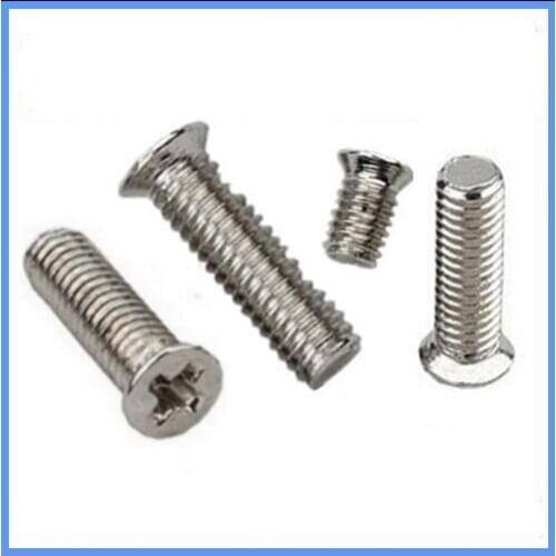 100pcs M1.6 phillips small countersunk head screws thin head bolts 2.4mm head OD stainless steel fasteners 2mm-10mm length