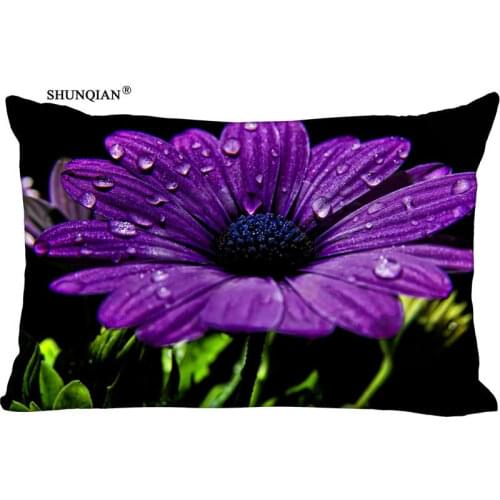 New Botany Flower Pillow Case Custom Wedding Pillowcase Cover Cases Gift Zippered Rectangle Pillow Case