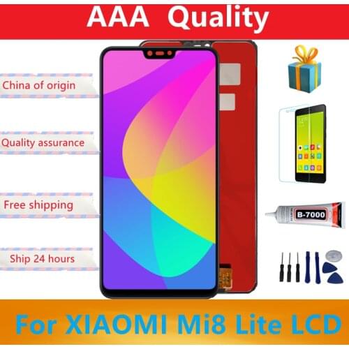 Original LCD For Xiaomi Mi 8 Lite LCD Display Touch Screen Digitizer Assembly With Frame For Xiaomi Mi8 Lite Mi 8X LCD