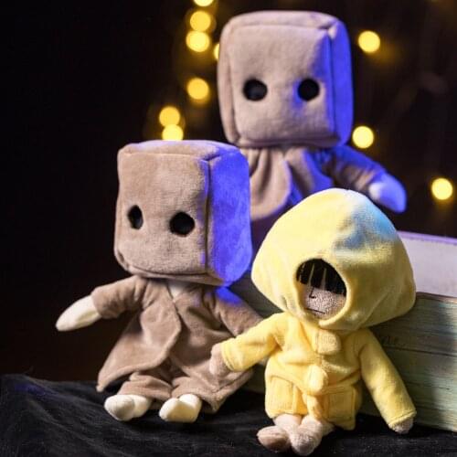 30cm Little Nightmares Plush Toy Adventure Game Cartoon Cute Stuffed Dolls Kawaii Gift Toys for Girls Kids Fans Collection