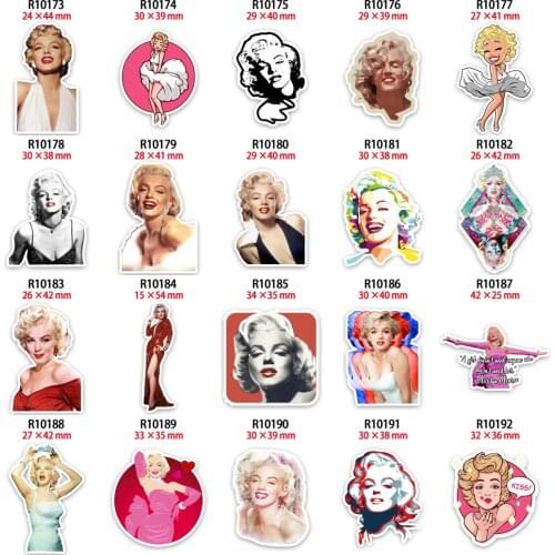 Charms Monroe Character Resin Printed 30pcs/lot for Earring Keychains DIY Decorations Accessories