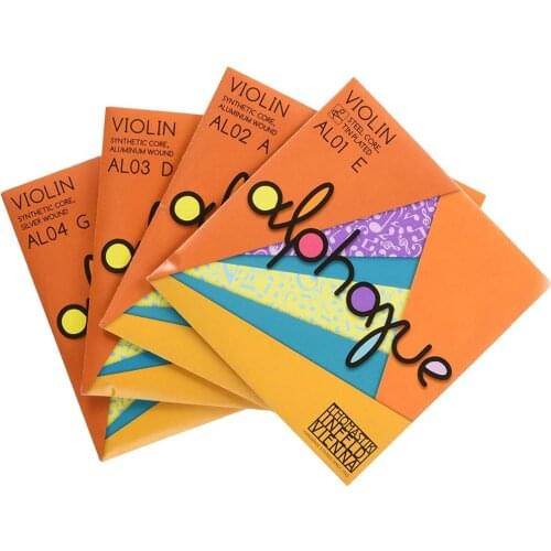 Full Set Thomastik Alphayue AL100 Medium Violin Strings Size 4/4 Set