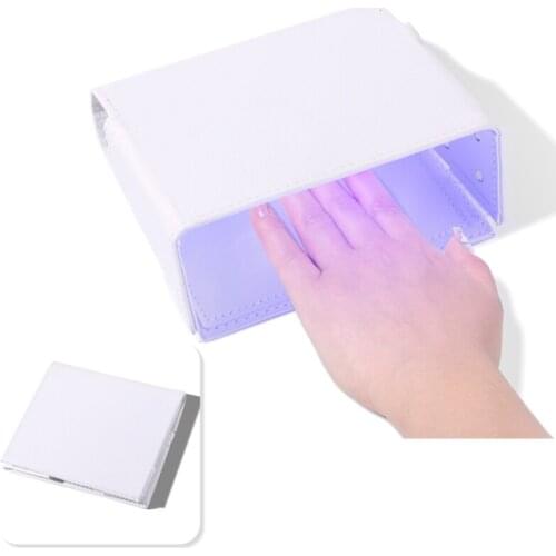 2color Portable54W Nail Dryer Machine 18 LED UV Lamp Micro USB Cable Home Use RXJC