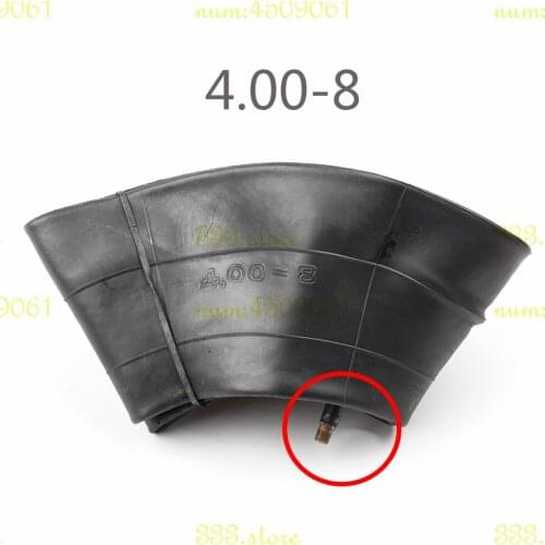 Inner Tube Straight Valve 4.00-8 (4.80/4.00-8) Stem for Lawn Mower, Wheelbarrow, Mini Bike, Go-Karting, Hand Trucks