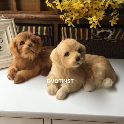 Dvotinst Newborn Photography Props Lovely Simulation Mini Dog Photography Decoration Accessories Studio Shoots Photo Props