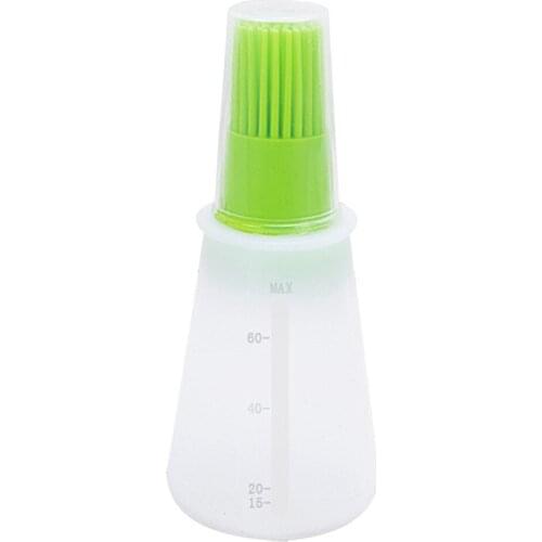 Basting Brushes Oil Bottle With Cover 30ml Silicone Kitchen Tools Heat Resisting Cooking Tool