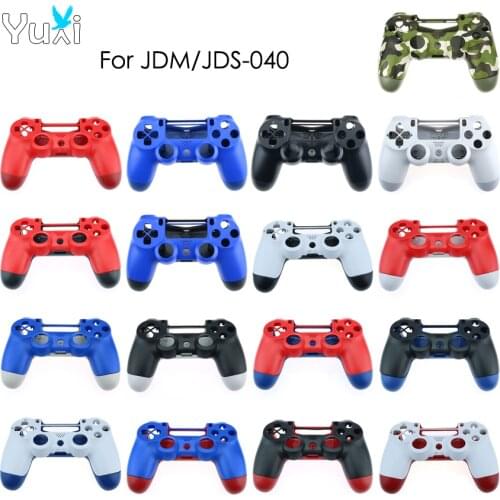 YuXi Replacement Front Back Shell for JDS 040 PlayStation 4 PS4 Pro Slim Controller Housing Cover Case