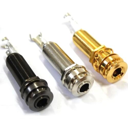 Standard 1/4" Dia Plus Cylinder Style and Endpin jacks for guitar and bass Terminal Large