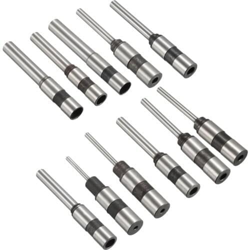 Uxcell 2Pcs Hollow Paper Drill Bit for Straight Shank Punch Punching Machine Plastic Sheet Non Abrasive or Metallic Material