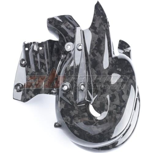 Exhaust Cover Heat Shield Fairing Cowl Guard For Ducati V4 V4S Streetfight V4 Full Carbon Fiber Forged 100