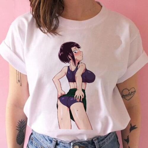 Female T-shirt Japanese anime Senpai Himiko Toga Waifu T-shirt Kawaii 90s T-shirt Harajuku graphics T-shirt tops girl